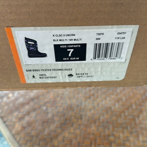 Bogs Kids Classic II Unicorn Awesome (Toddler/Little Kid/Big Kid) size 7 new - Picture 8 of 8
